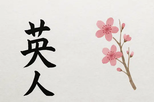 Japanese name generator aesthetic background with subtle sakura accents