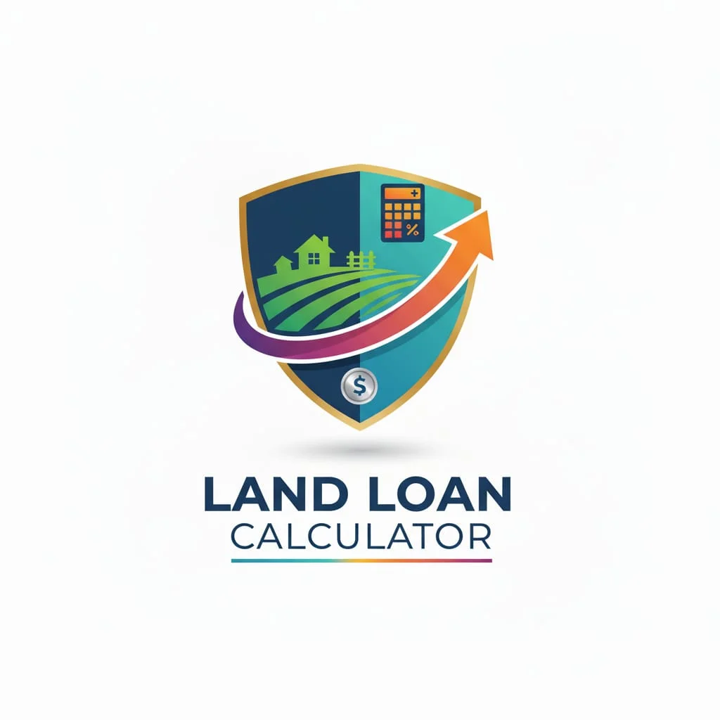 Rural land loan calculator interface and payment estimator